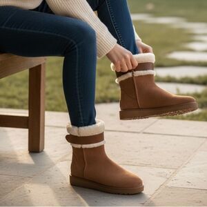 Kate Spade Camel Brown Bailee Winter Boots